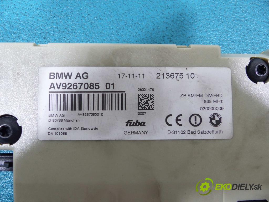 Bmw 5 f10 2010-2017 2.0D 218 HP automatic 160 kW 1995 cm3  Modul Riadiaca jednotka AV9267085 (Ostatné)