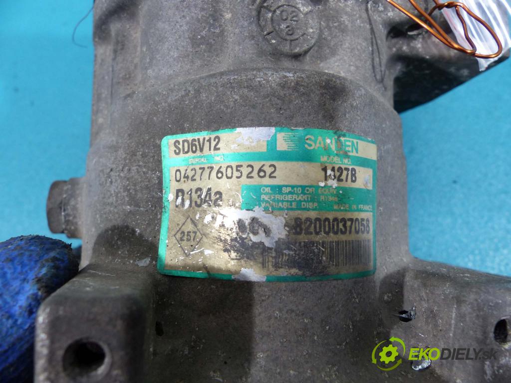 Renault Clio II 1998-2012 1,2.0 16V - 75 hp manual 55 kW 1149 cm3  pumpa klimatizace 8200037058