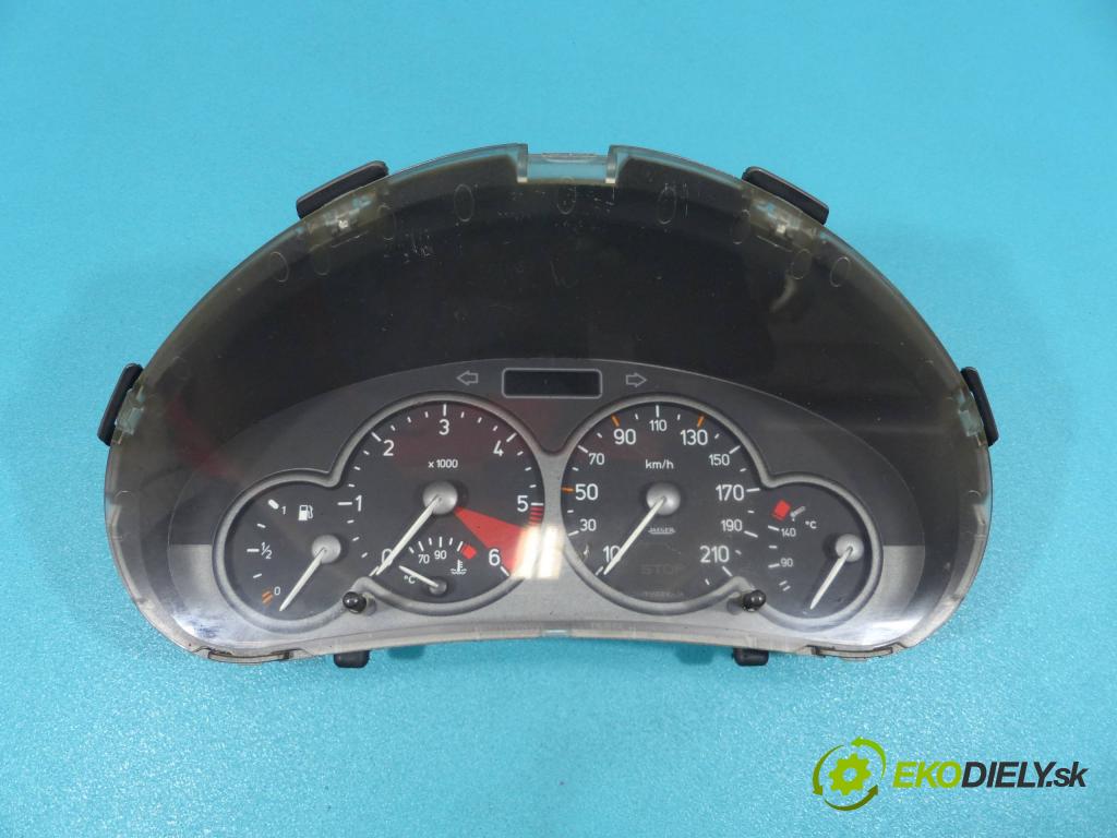 Peugeot 206 2.0 HDI 90 hp manual 66 kW 1997 cm3  prístrojovka 9645847080 (Přístrojové desky, displeje)