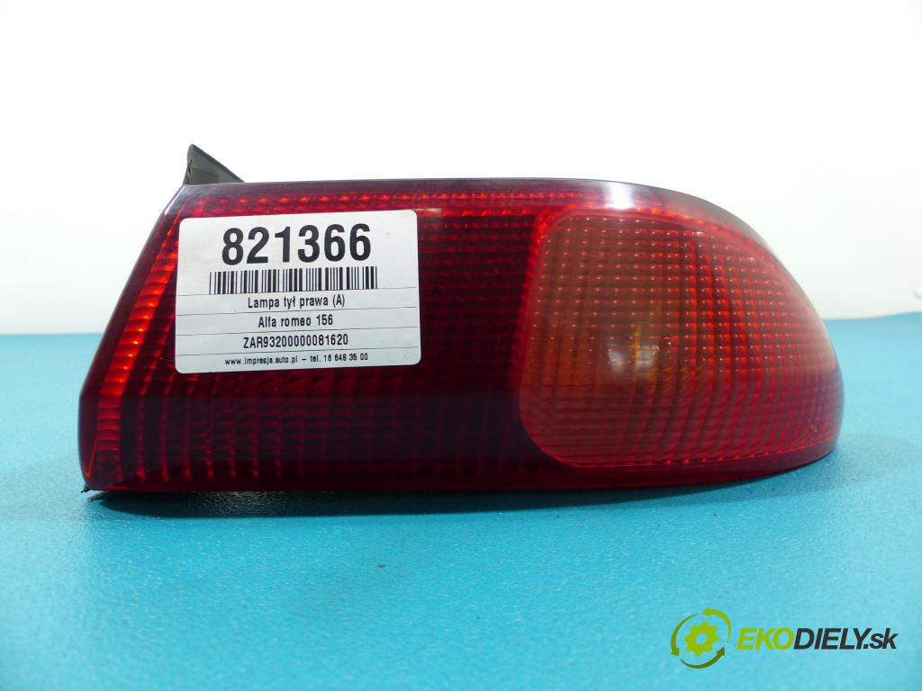 Alfa romeo 156 1,8.0 16V - 144 HP manual 106 kW 1747 cm3  Svetlo zad pravá  (Ostatné)