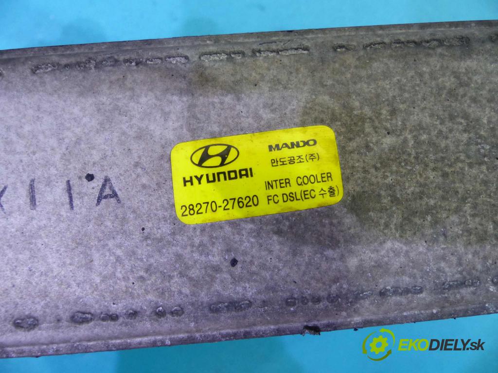 Hyundai Matrix 1.5 CRDi 82 hp manual 60 kW 1493 cm3  intercooler 28270-27620 (Chladiče nasávaného vzduchu (intercoolery))
