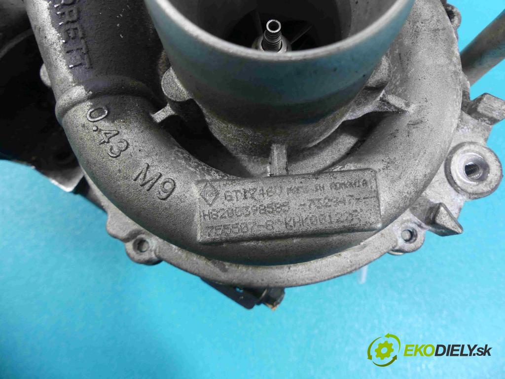 Renault Megane II 2003-2008 1.9 DCI 131 HP automatic 96 kW 1870 cm3  Turbodúchadlo,turbo 8200398585 (Turbodúchadlá (kompletné))