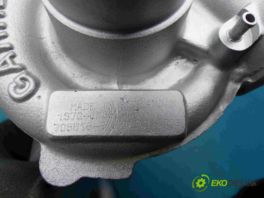 Ford Mondeo Mk3 2000-2007 2.0 tddi 116 HP manual 85 kW 1998 cm3  Turbodúchadlo,turbo 708619-0005 (Turbodúchadlá (kompletné))