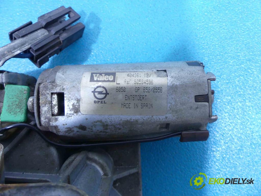 Opel Vectra B 1995-2002 1.6 16V - 101 hp manual 74 kW 1598 cm3  motor stěrače zadní část 90584596