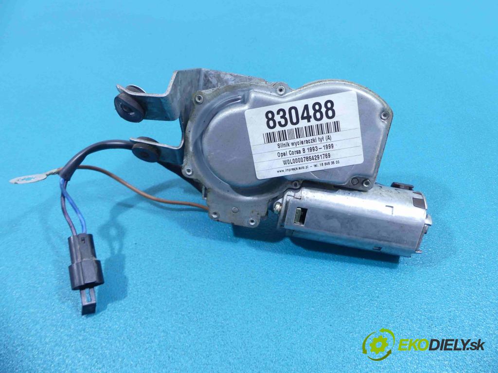 Opel Corsa B 1993-1999 1.4 8V - 60 hp manual 44 kW 1388 cm3  motor stěrače zadní část 90386268