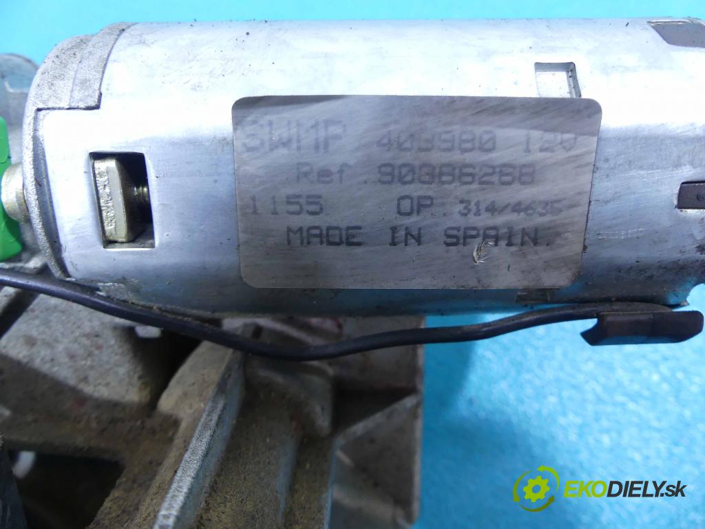 Opel Corsa B 1993-1999 1.4 8V - 60 hp manual 44 kW 1388 cm3  motor stěrače zadní část 90386268