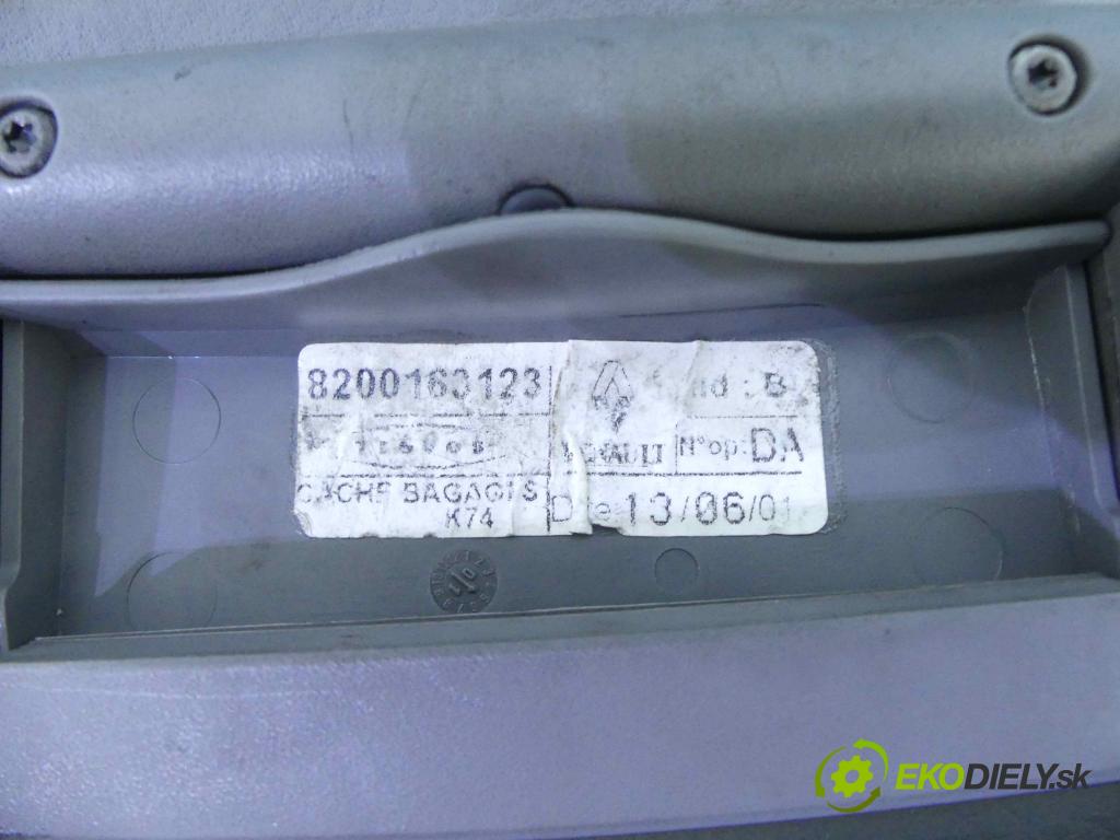 Renault Laguna II 2001-2007 2.2 DCI 150 HP manual 110 kW 2188 cm3  Roleta 8200163123 (Rolety kufra)