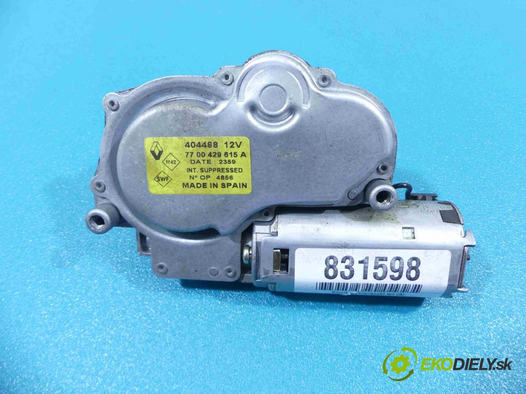 Renault Clio II 1998-2012 1.9D 64 hp manual 47 kW 1870 cm3  motor stěrače zadní část 7700429615A