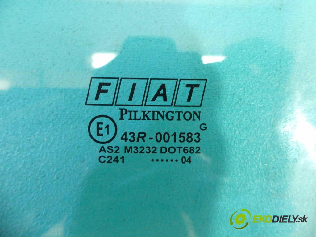 Fiat Panda II 2003-2012 1.1 8V - 54 HP manual 40 kW 1108 cm3  Okno Dvere predný ľavá strana