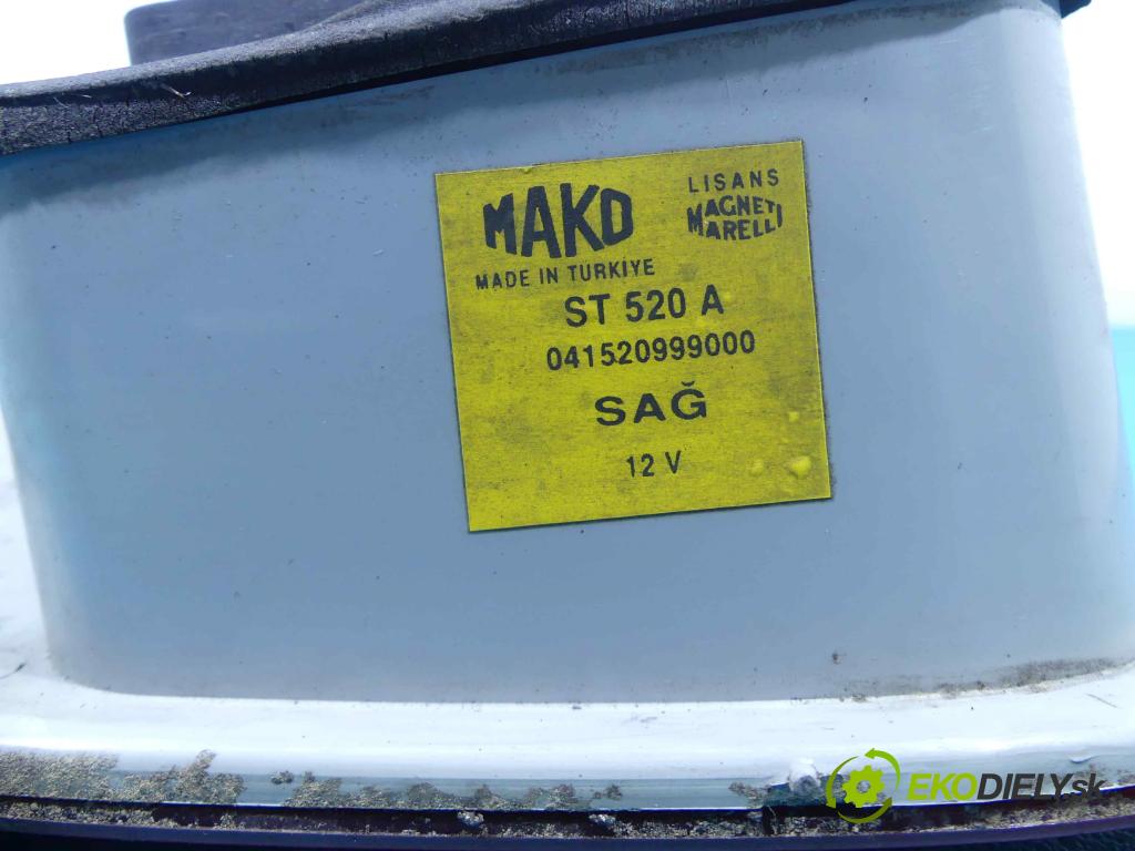 Fiat Albea 1.2 16V - 80 hp manual 59 kW 1242 cm3  světlo zadní část pravá