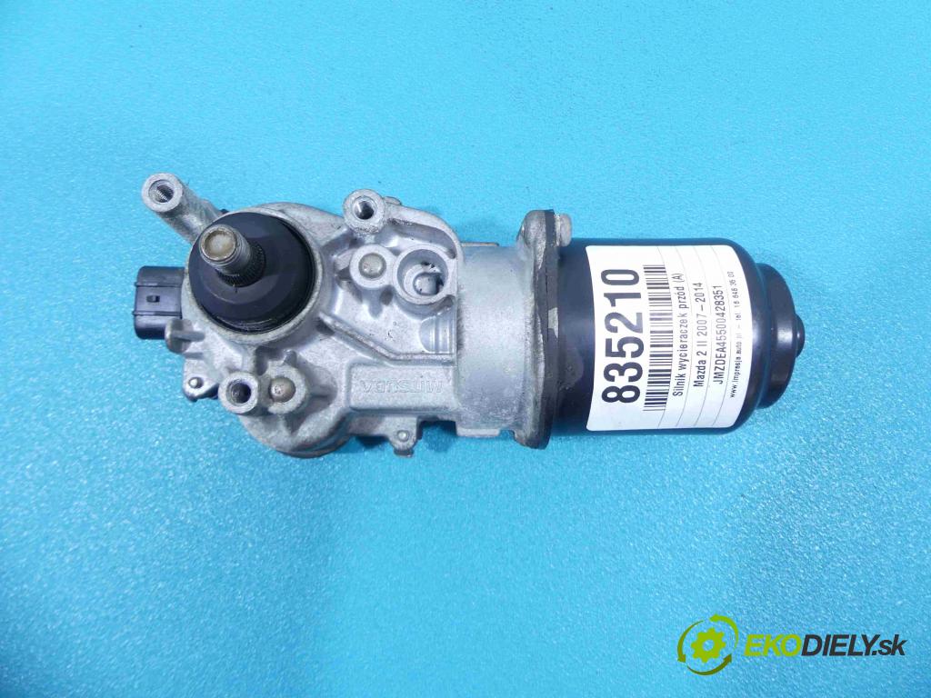 Mazda 2 II 2007-2014 1.5 16V - 102 hp automatic 75 kW 1498 cm3  motor stěračů přední část DF71093