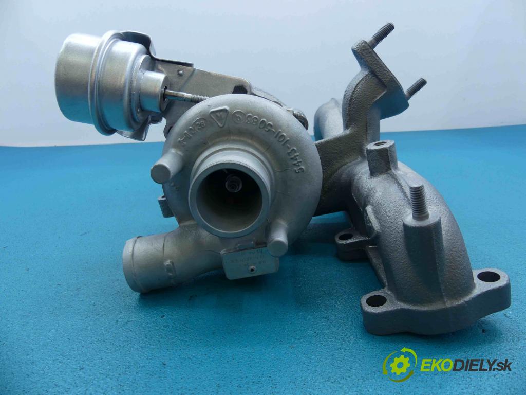Skoda Fabia I 1999-2007 1.9 TDI 101 HP manual 74 kW 1896 cm3  Turbodúchadlo,turbo 54399700017 (Turbodúchadlá (kompletné))