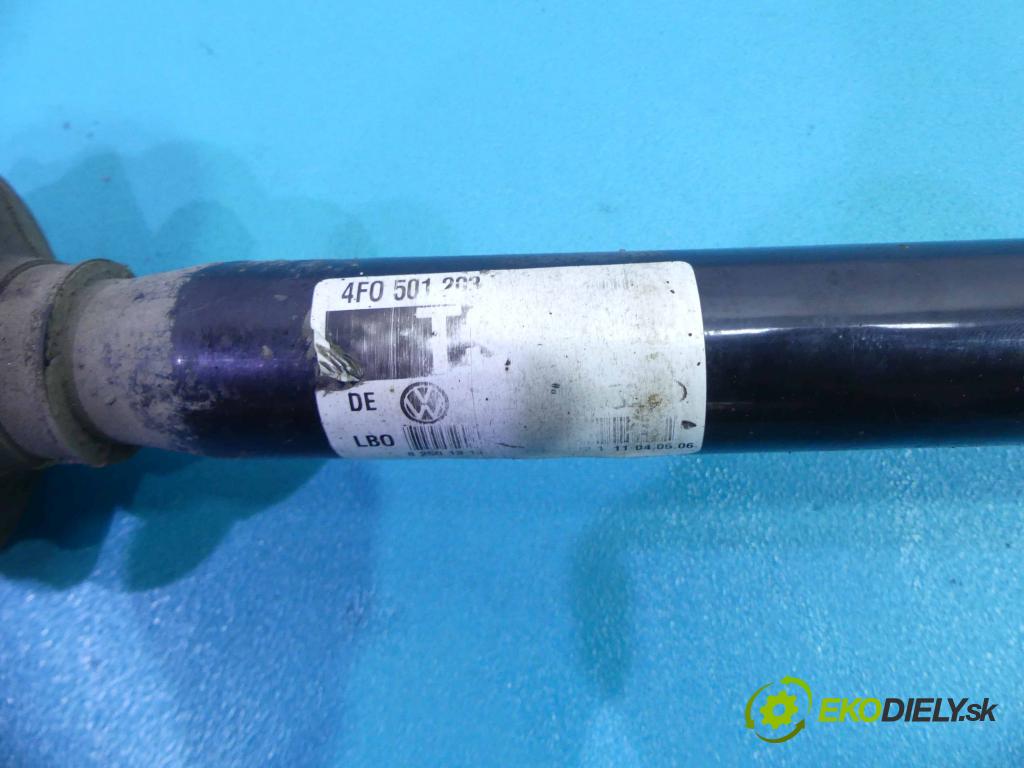 Audi A6 C6 2004-2011 3.0 TDI 224 hp manual 165 kW 2967 cm3  poloos levá strana  (Poloosy)