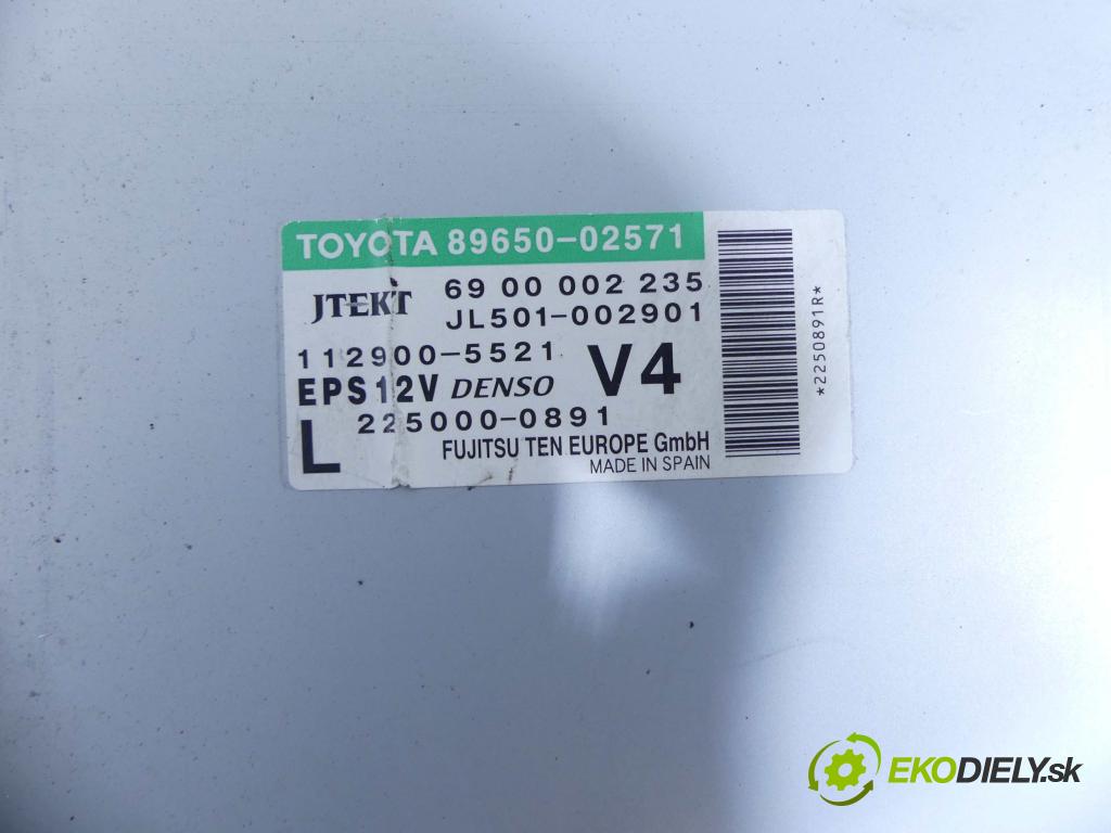 Toyota Corolla E15 2007-2014 1.4 D4D 90 HP manual 66 kW 1364 cm3  Modul Riadiaca jednotka 89650-02571 (Ostatné)