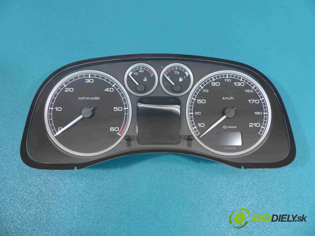 Peugeot 307 2.0 HDI 107 HP manual 79 kW 1997 cm3  prístrojovka 9651299680C (Přístrojové desky, displeje)