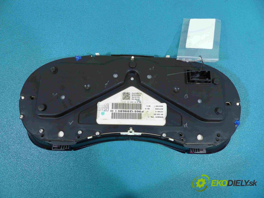 Peugeot 307 2.0 HDI 107 HP manual 79 kW 1997 cm3  prístrojovka 9651299680C (Přístrojové desky, displeje)