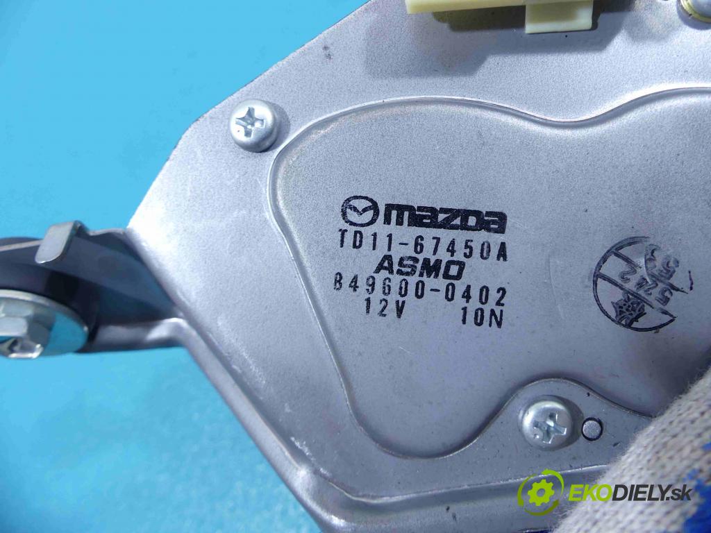 Mazda CX-9 2006-2015 3.7 V6 automatic 204 kW 3726 cm3  motor stěrače zadní část 849600-0402