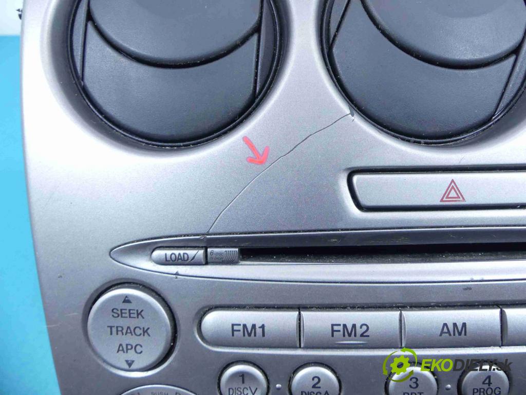 Mazda 6 I 2002-2007 2.0 16V - 147 hp manual 108 kW 1999 cm3  RADIO  (Audio zařízení)