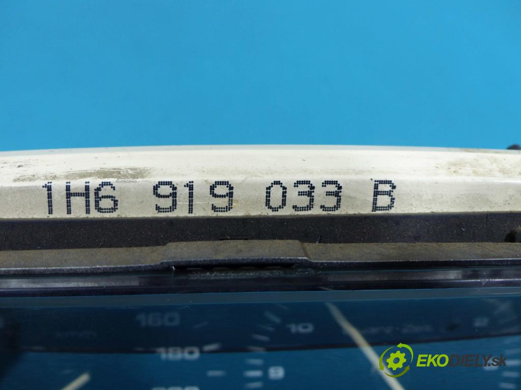 Vw Golf III 1991-1998 1.8 8V - 75 hp manual 55 kW 1781 cm3  prístrojovka 1H6919033B (Přístrojové desky, displeje)
