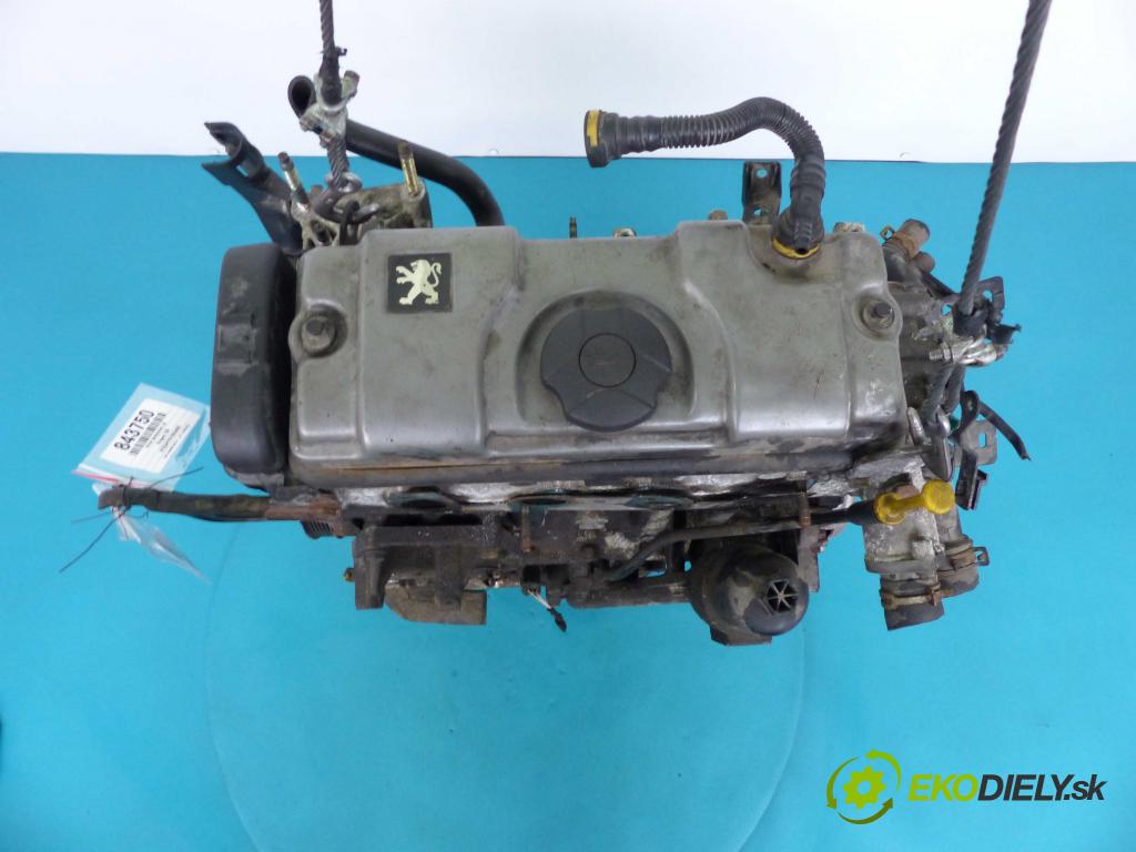 Peugeot 206 1.1 8V - 60 HP manual 44 kW 1100 cm3  Motor benz. HFX