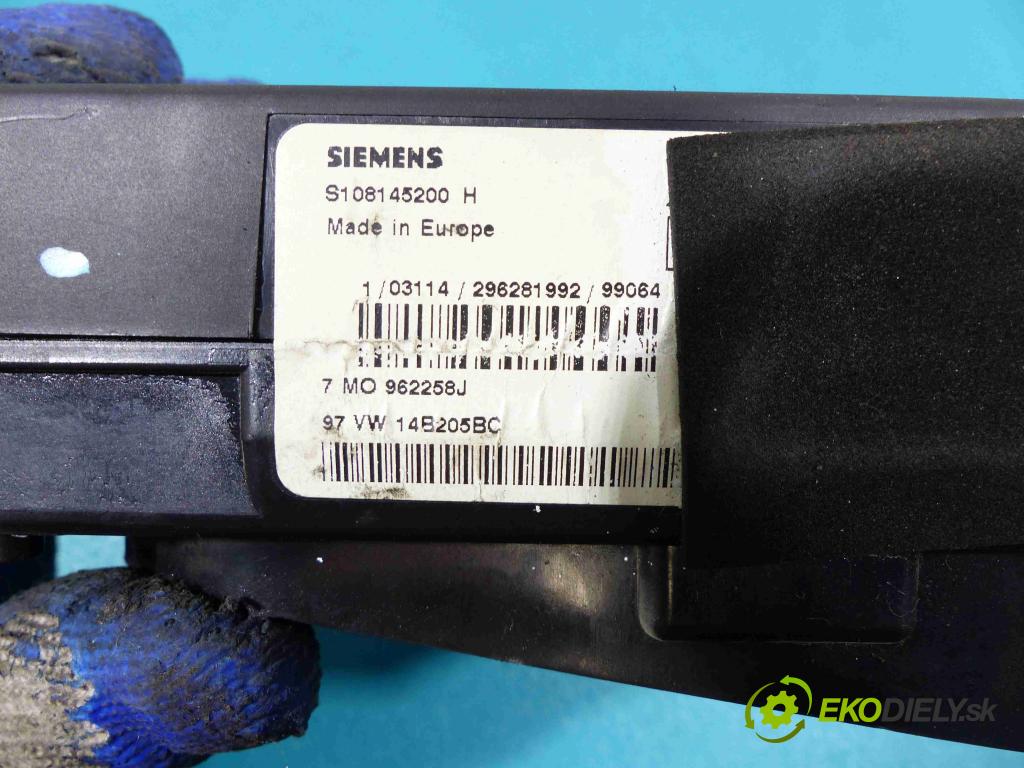 Ford Galaxy 1995-2006 1.9 TDI 90 HP manual 66 kW 1896 cm3  Modul Riadiaca jednotka S108145200H (Ostatné)