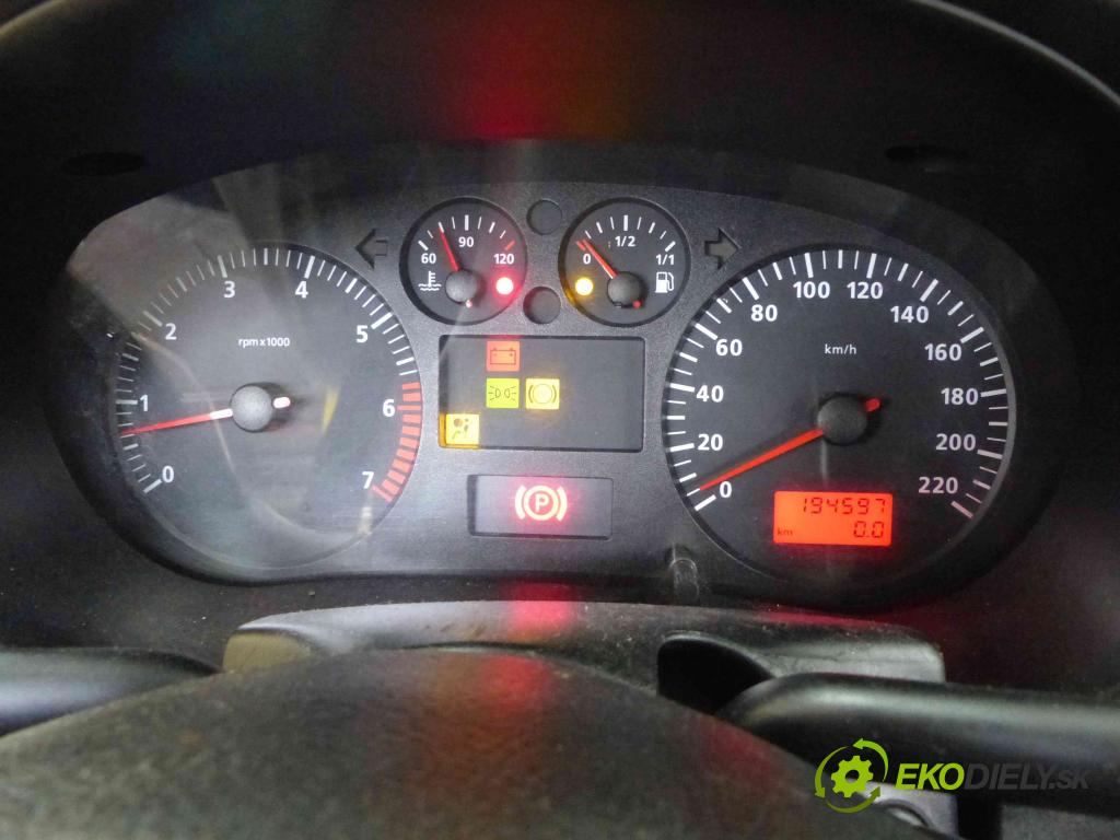 Seat Ibiza II 1993-2002 1.4 16V - 75 HP manual 55 kW 1400 cm3  Prístrojovka 6K0919272D (Prístrojové dosky, displeje)