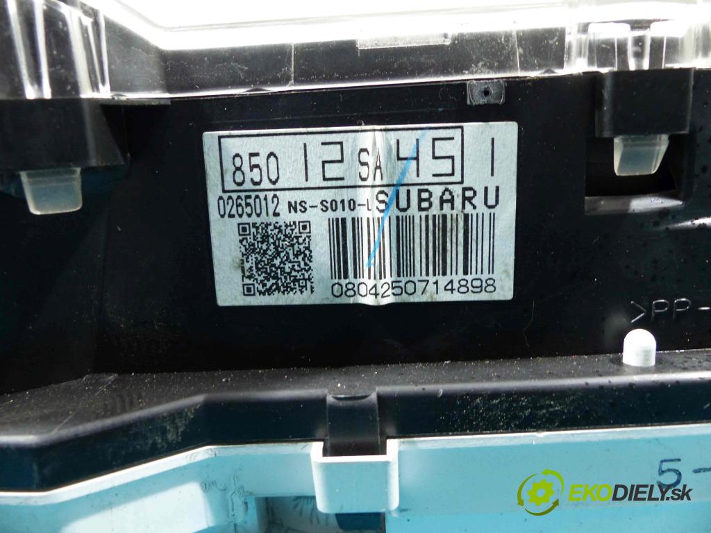 Subaru Forester II SG 2002-2008 2.0 boxer 4X4 125 HP manual 92 kW 1994 cm3  Prístrojovka 85012SA451 (Prístrojové dosky, displeje)