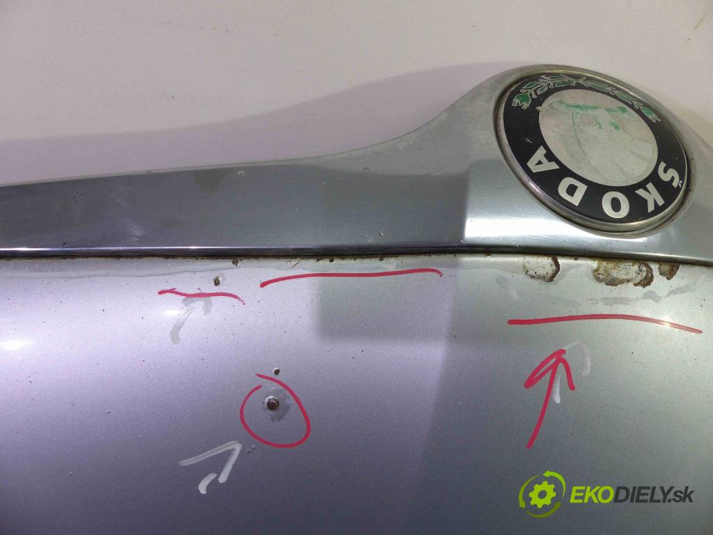 Skoda Fabia II 2007-2014 1.4 TDI 69 hp manual 51 kW 1422 cm3  kapota přední část