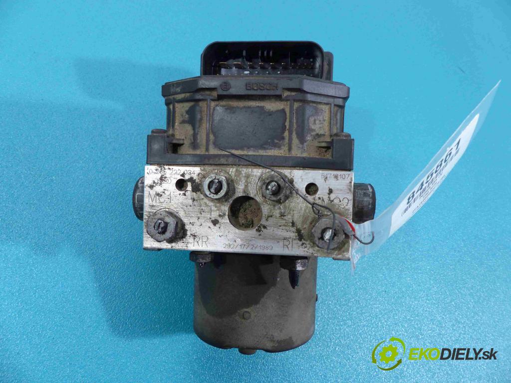 Fiat Stilo 1.9 JTD 116 HP manual 85 kW 1910 cm3  Pumpa ABS 0265800016 (Pumpy ABS)