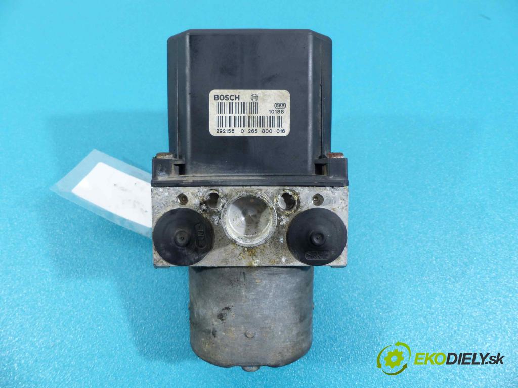 Fiat Stilo 1.9 JTD 116 HP manual 85 kW 1910 cm3  Pumpa ABS 0265800016 (Pumpy ABS)