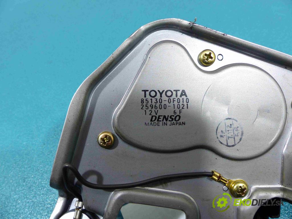 Toyota Corolla Verso II 2004-2009 2.0 D4D 116 hp manual 85 kW 1995 cm3  motor stěrače zadní část 85130-0F010