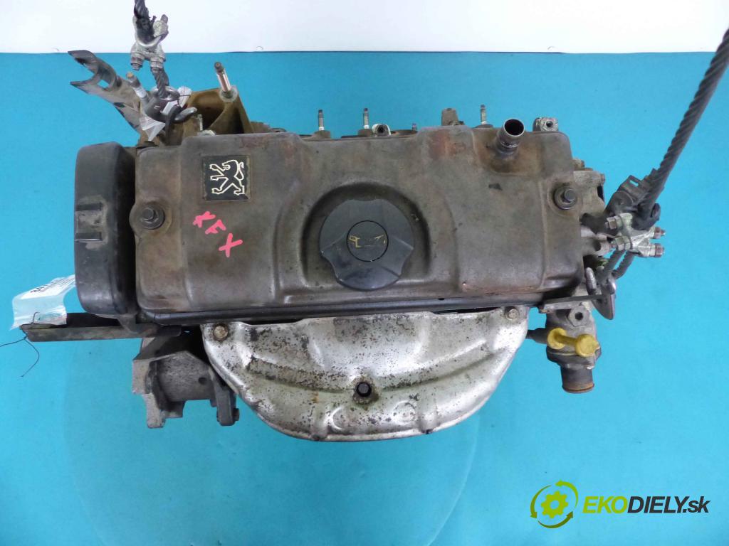 Peugeot 206 1.4 8V 75 HP manual 55 kW 1360 cm3  Motor benz. KFX