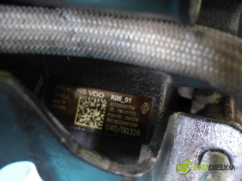 Renault Laguna III 2007-2015 1.5 DCI 110 hp manual 81 kW 1461 cm3  pumpa vstřikovací 8200663258 (Vstřikovací čerpadla)