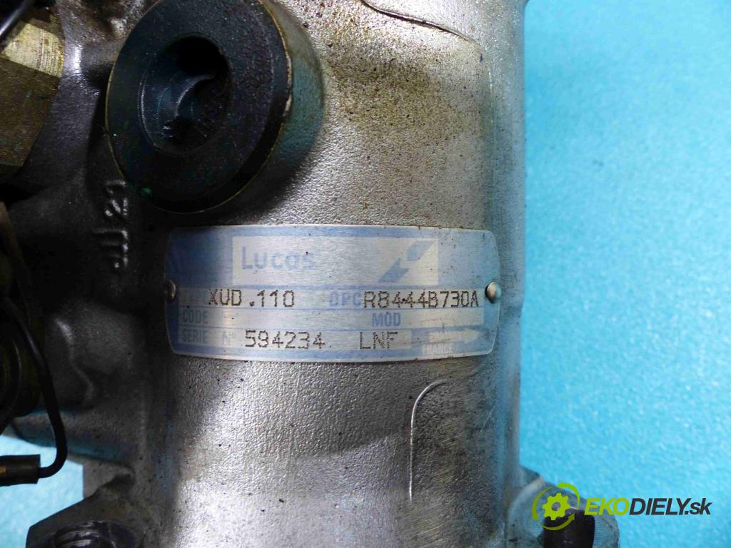 Peugeot 306 1.9 TD 90 HP manual 66 kW 1905 cm3  Pumpa vstrekovacia R8444B730A (Vstrekovacie čerpadlá)