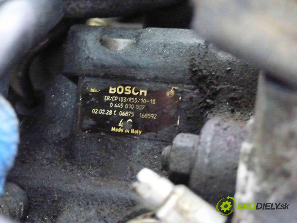 Fiat Marea 1.9 JTD 110 HP manual 81 kW 1910 cm3  Pumpa vstrekovacia 0445010007 (Vstrekovacie čerpadlá)