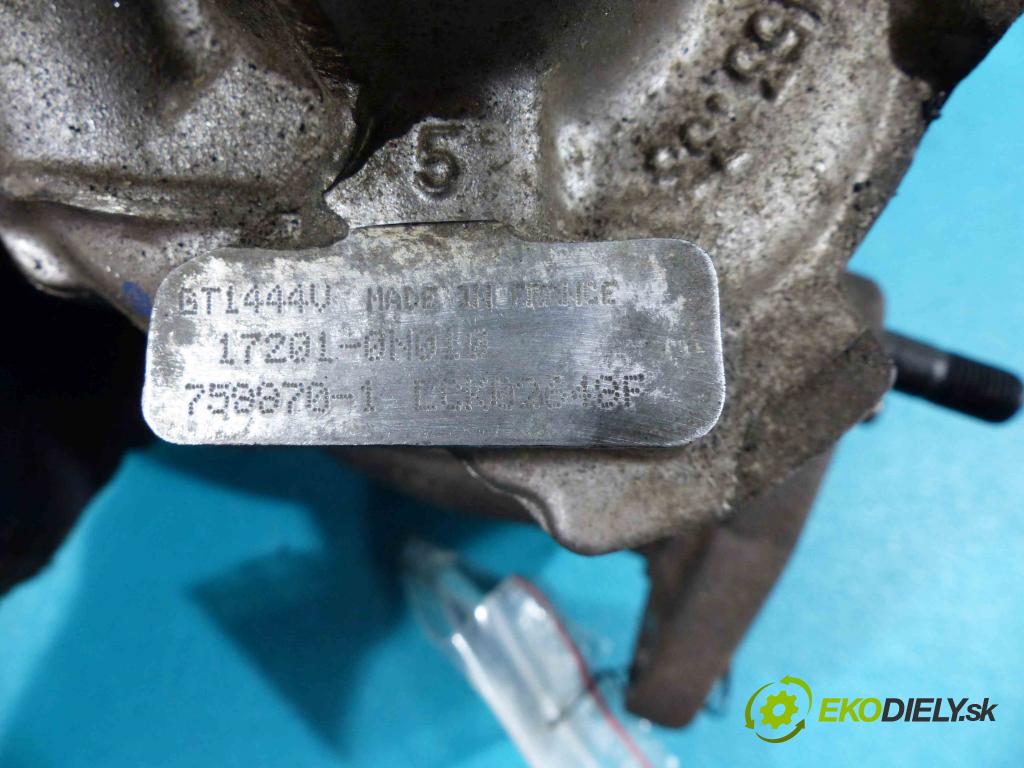 Toyota Corolla E15 2007-2014 1.4 D4D 90 HP manual 66 kW 1364 cm3  Turbodúchadlo,turbo 17201-0N010 (Turbodúchadlá (kompletné))