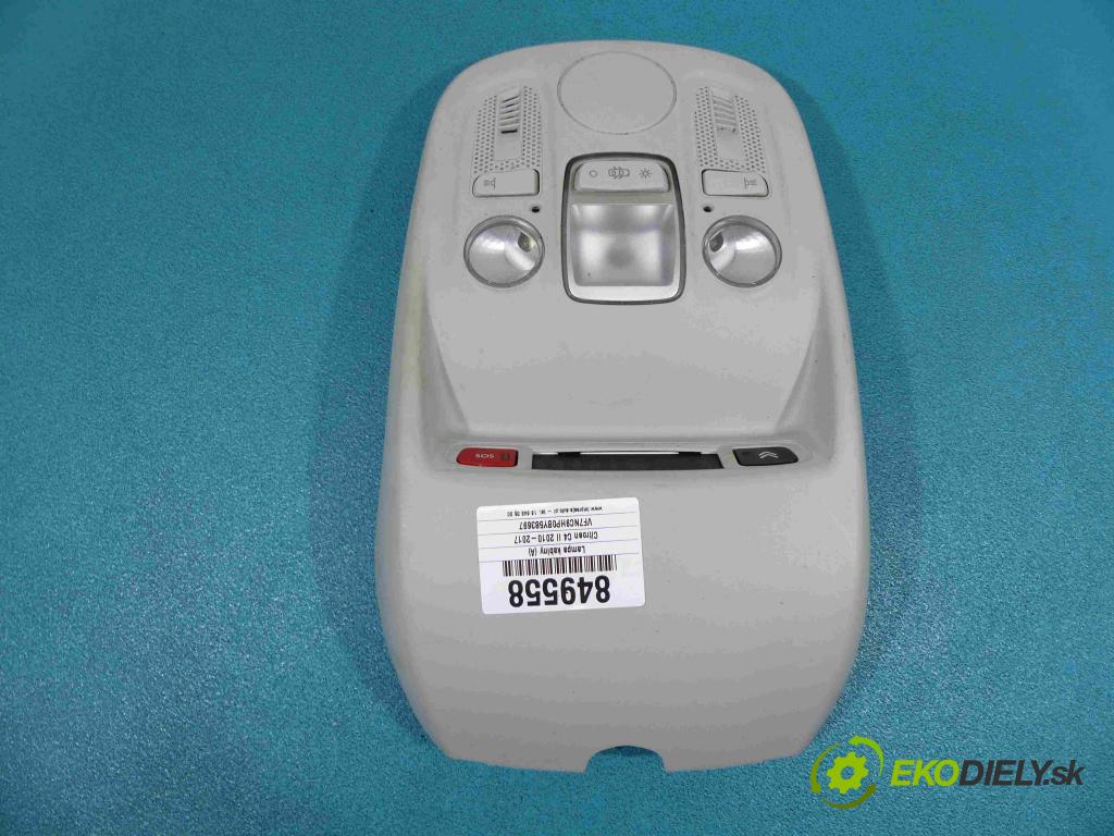 Citroen C4 II 2010-2017 1.6 HDI 92 hp manual 68 kW 1569 cm3  světlo interiéru 9671645977