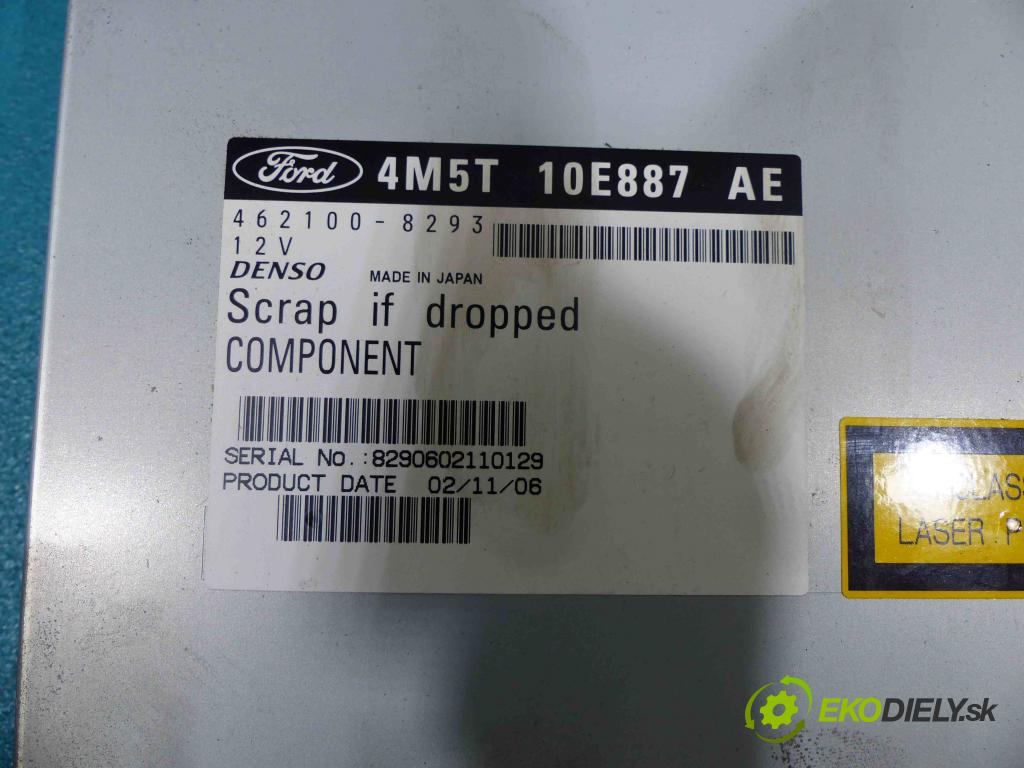 Ford Focus C-Max 1.6 TDCI 109 HP manual 80 kW 1560 cm3  Navigácia 4M5T10E887AE (GPS navigácie)