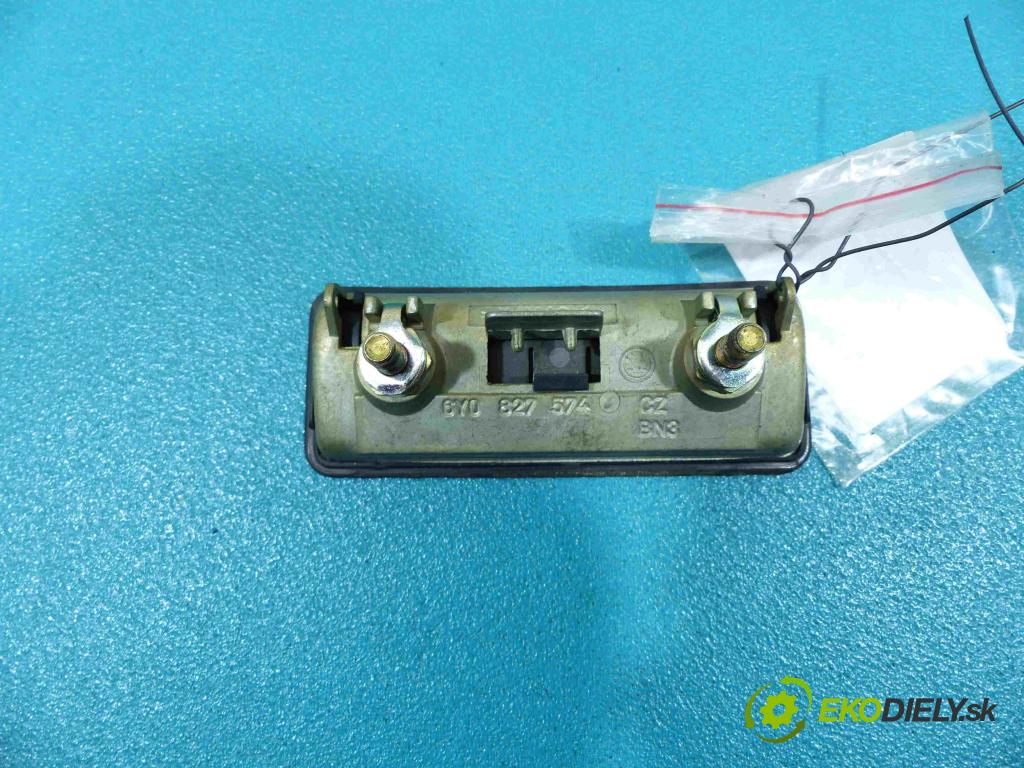 Skoda Fabia I 1999-2007 1.4 8V - 60 HP manual 44 kW 1397 cm3  Kľučka dverí zad 6Y0827574