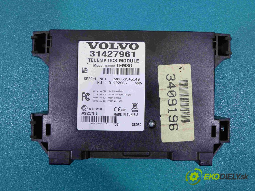 Volvo S60 II 10-18 2.0 TB 241km automatic 177 kW 1999 cm3  Modul Riadiaca jednotka 31427961 (Ostatné)