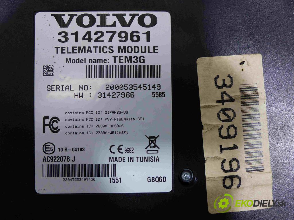 Volvo S60 II 10-18 2.0 TB 241km automatic 177 kW 1999 cm3  Modul Riadiaca jednotka 31427961 (Ostatné)