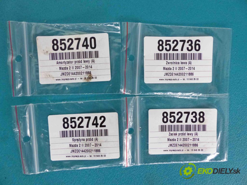 Mazda 2 II 2007-2014 1.4 citd 68 hp manual 50 kW 1399 cm3  pružina přední část