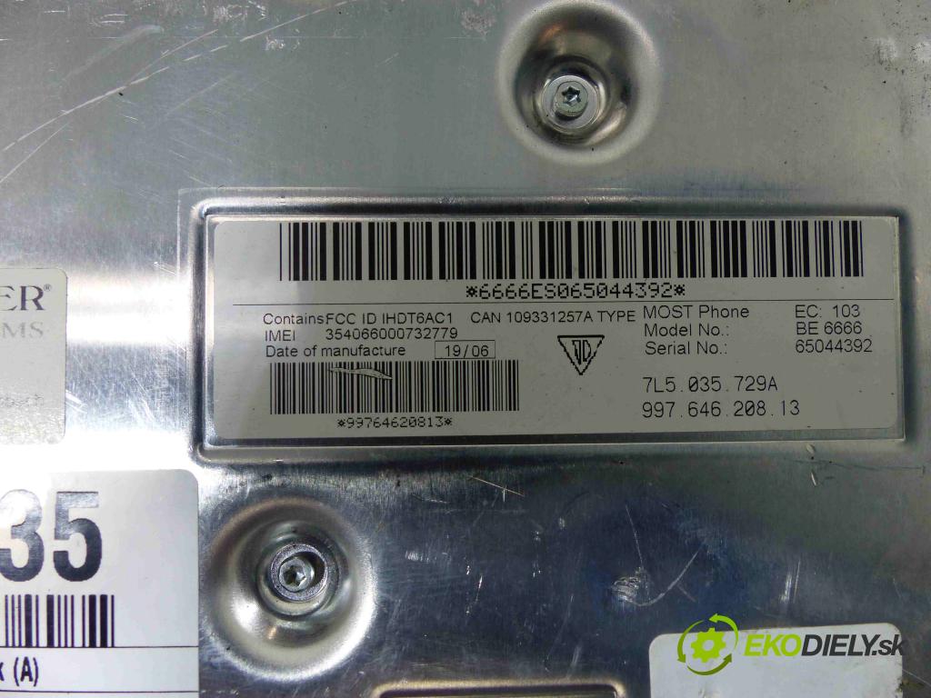 Porsche Cayenne I 2002-2010 4.5 V8 automatic 250 kW 4511 cm3  Modul Riadiaca jednotka 7L5035729A (Ostatné)