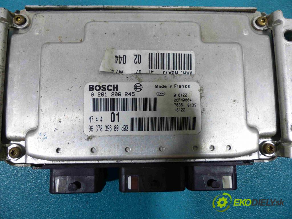 Peugeot 306 1.6 8V - 98 HP automatic 72 kW 1587 cm3  Jednotka riadiaca 0261206245