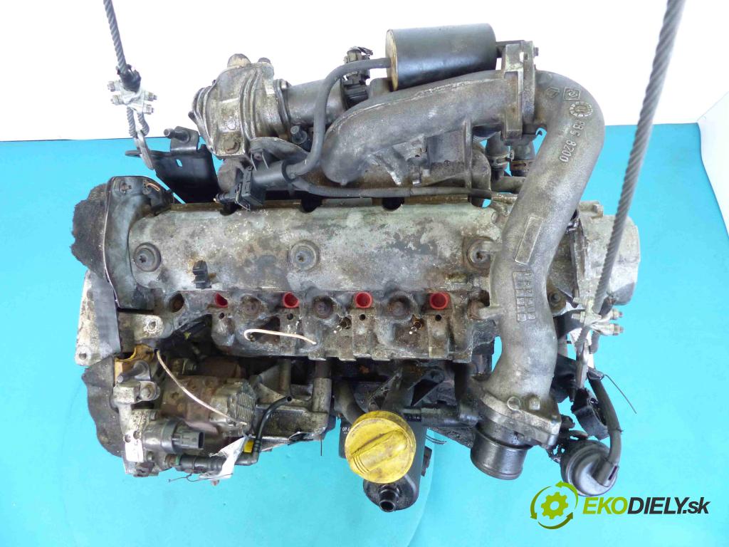 Renault Scenic II 2003-2009 1.9 DCI 120 hp manual 88 kW 1870 cm3  motor DIESLA F9K