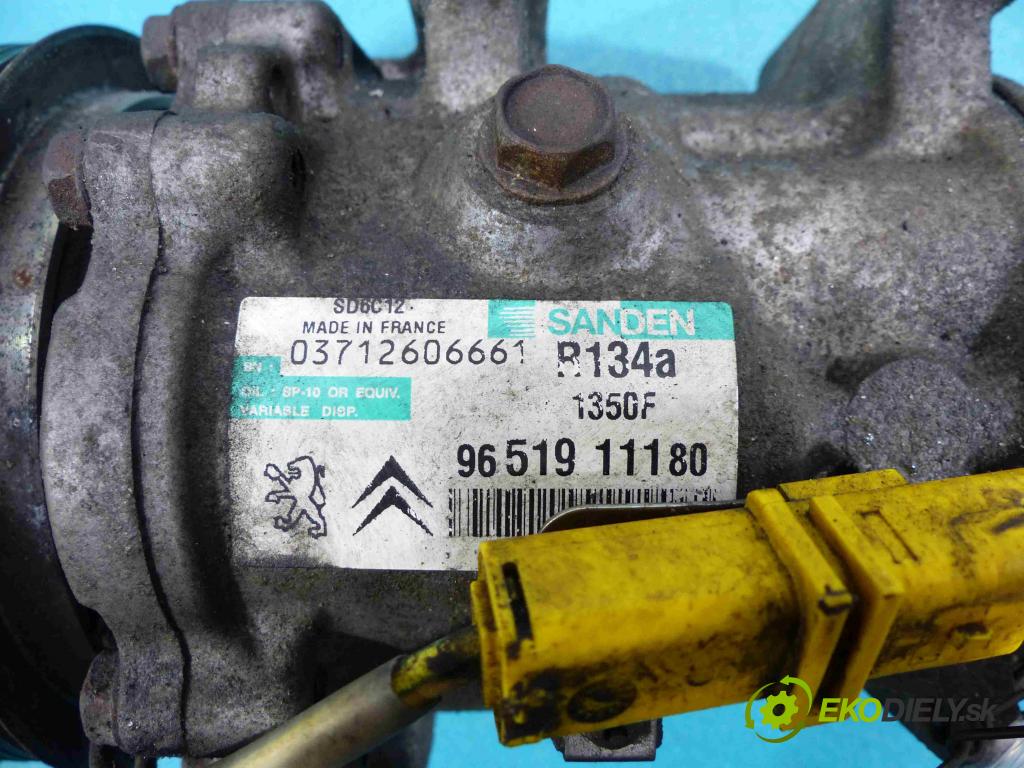 Citroen C4 2004-2011 2.0 HDI 136hp manual 100 kW 1997 cm3  pumpa klimatizace 9651911180