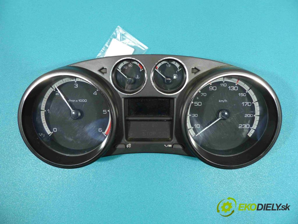 Peugeot 308 1.6 HDI 109 HP manual 80 kW 1560 cm3  Prístrojovka 9665107480 (Prístrojové dosky, displeje)