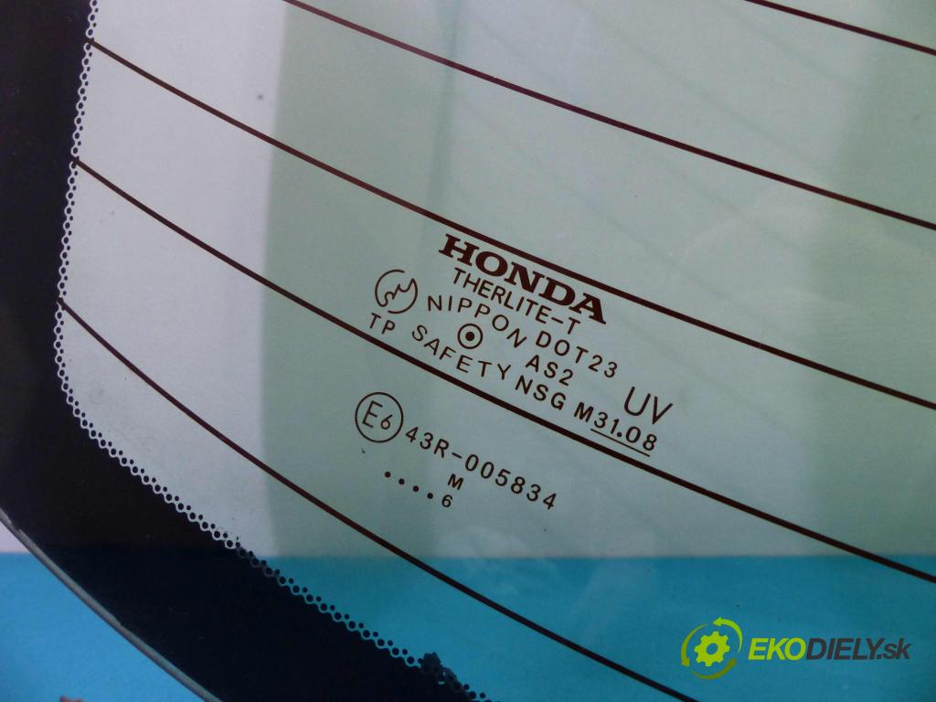 Honda Legend IV 2004-2012 3.5 V6 automatic 217 kW 3471 cm3  okno zadní část  (Okna zadní)