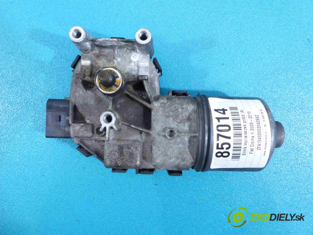 Fiat Croma II 2005-2010 1.9 JTD 150 hp automatic 110 kW 1910 cm3  motor stěračů přední část 0390241915