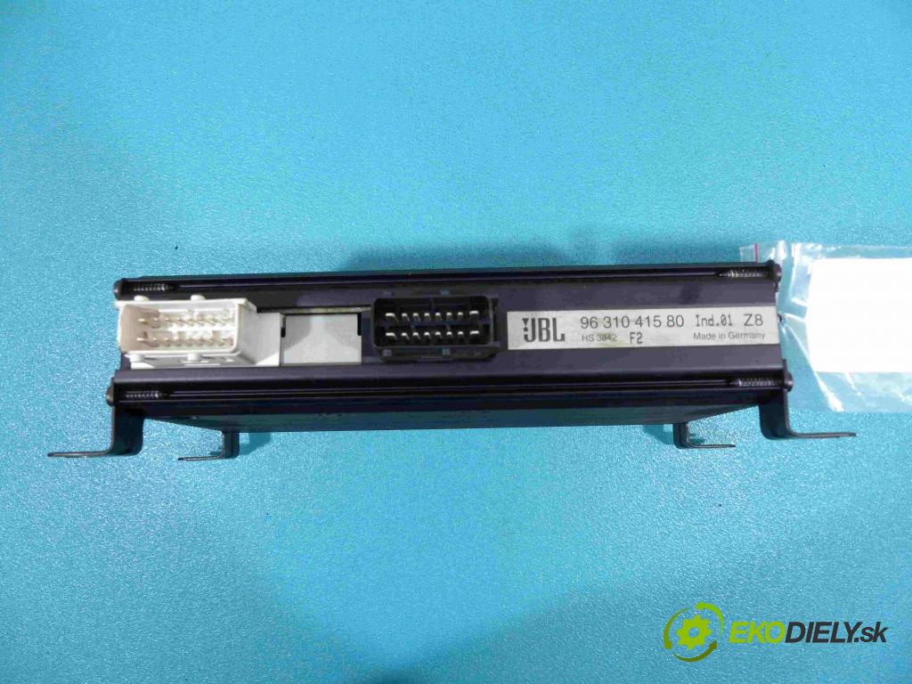 Peugeot 607 2.2 HDI 133 HP automatic 98 kW 2179 cm3  Zosilňovač 9631041580 (Zosilňovače)